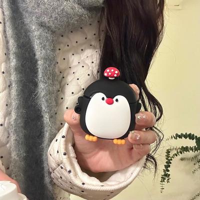 Пингвин с грибной головой для защитного чехла AirPods Pro 1/2 поколения Чехол для Bluetooth-гарнитуры Apple AirPods3