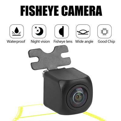 Универсальная водонепроницаемая 720P AHD/CVBS Mini Fisheye 170° Автомобильная камера заднего вида Автомобильное ночное видение Мониторинг парковки Широкоугольная резервная камера
