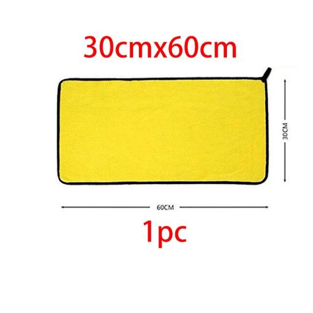 30x30/60 см полотенце из микрофибры для мытья автомобиля, салфетка для чистки, сушки, ткань для ухода за подшивкой, полотенце для мытья автомобиля для BMW Toyota Kia Honda Ford