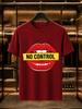 2026 New Arrival 100 Cotton Tshirt No Control Red Lips Pop Art Print Crew Neck Unisex Casual Short Sleeve Tee