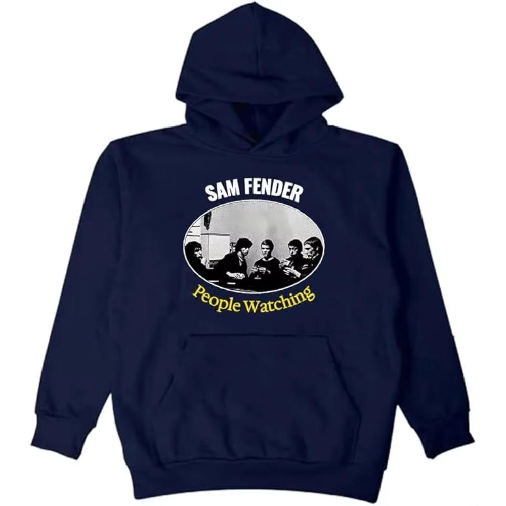 Unisex Sam Fender People Watching Hoodie Long Sleeve Streetwear Women Men Hooded Sweatshirt Fashion Clothes