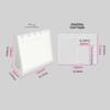 Transparent Flip Up Photocard Holder Cat Dog Photo Album Durable Card Display Rack  Birthday Gift