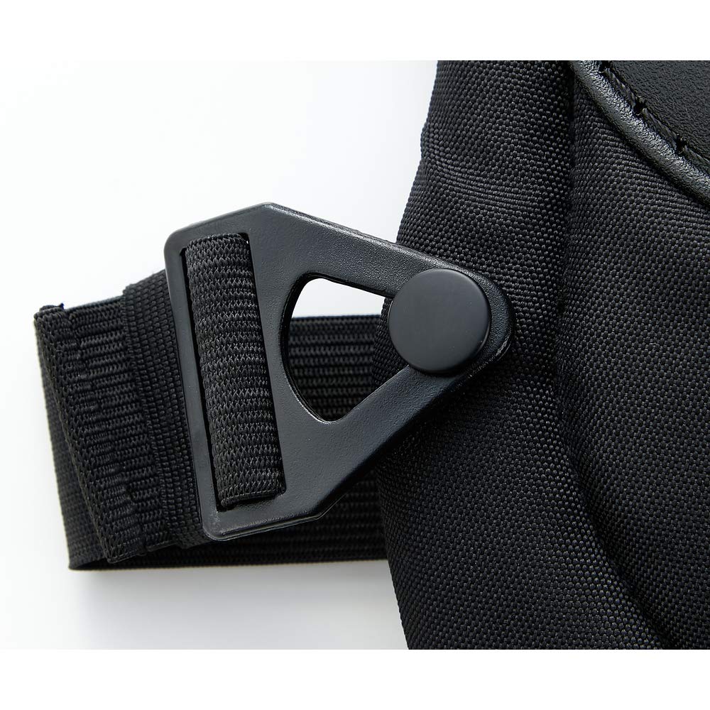 TRUSCO Knee Buckle Set of 2 Pads, Type, Black, (KPBT-BK)