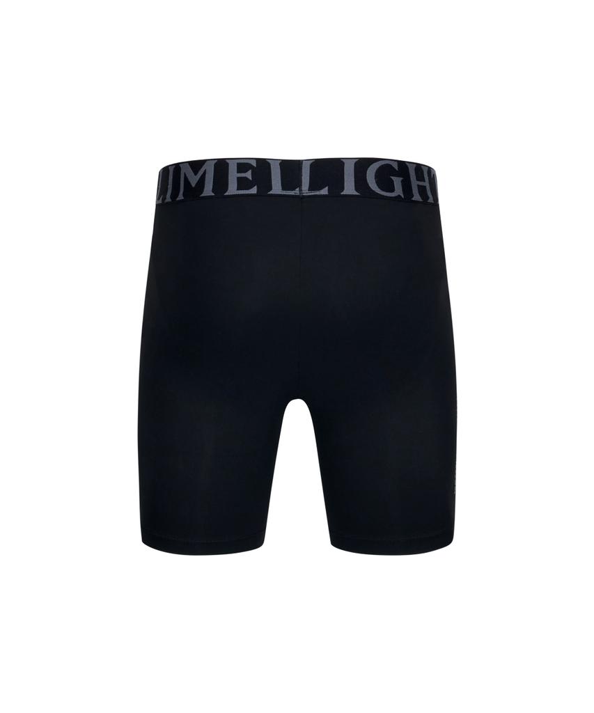 LIMELIGHT APPAREL Мужские компрессионные шорты с логотипом Llr (Черно-белый)