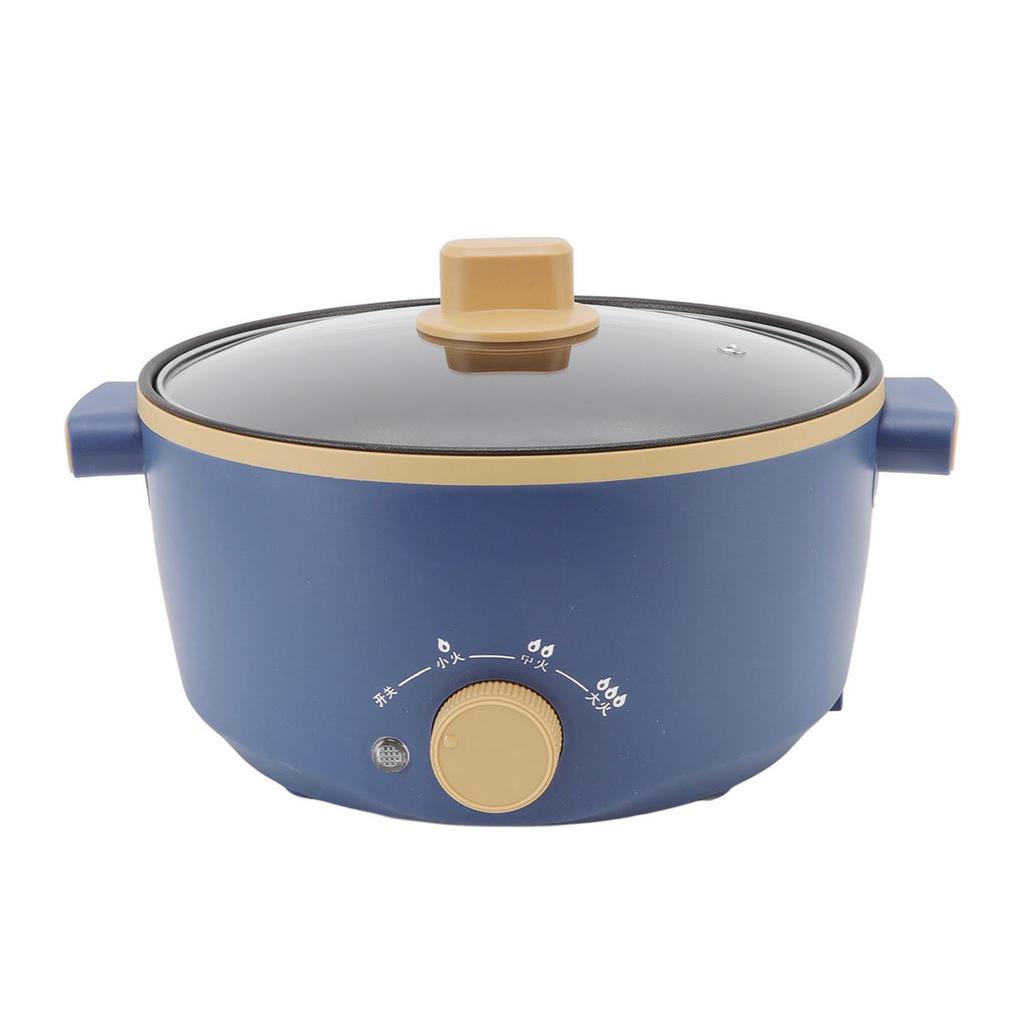 Электрическая плита 800 Вт 2,5 л 3-скоростная одноуровневая многофункциональная электрическая кастрюля-печь с вилкой UK