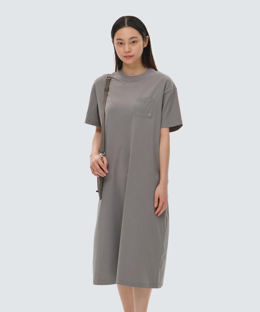 SNOWPEAK APPAREL Kland Женское гибридное длинное платье Светло-хаки (S24Mwdop13)