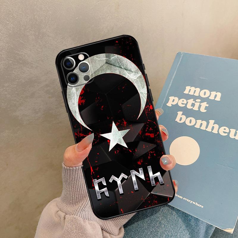 Чехол Турция Турецкий Флаг Для iPhone 17 Air 16 15 14 13 11 12 Pro Max 13 mini XR 15 16 Plus 16e Задняя Крышка