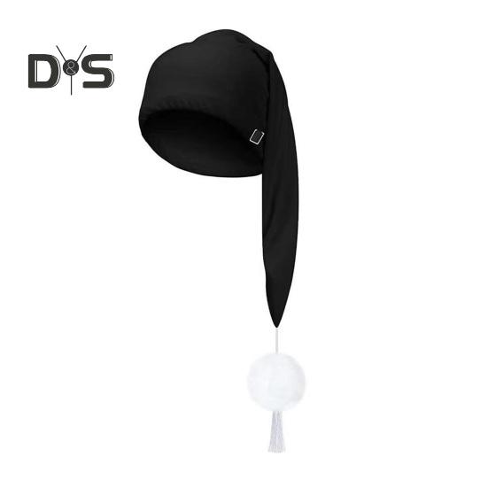 Ночная шапка-ушанка унисекс с помпоном, регулируемая, однотонная, эластичная, термошапка для холодной погоды, осенне-зимняя шапка