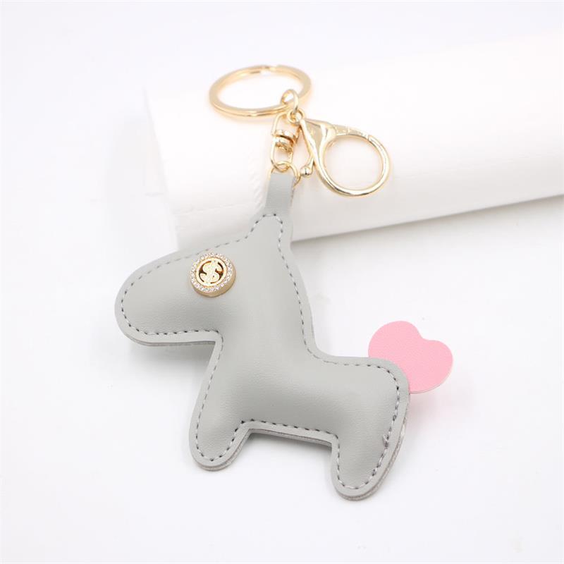 Модный Милый Лошадь Сердце Хвост Пони ПУ Кожа Брелок Подвеска Цепочка для Телефона Подвеска для Сумки Украшение для Рюкзака Аксессуар Подарок