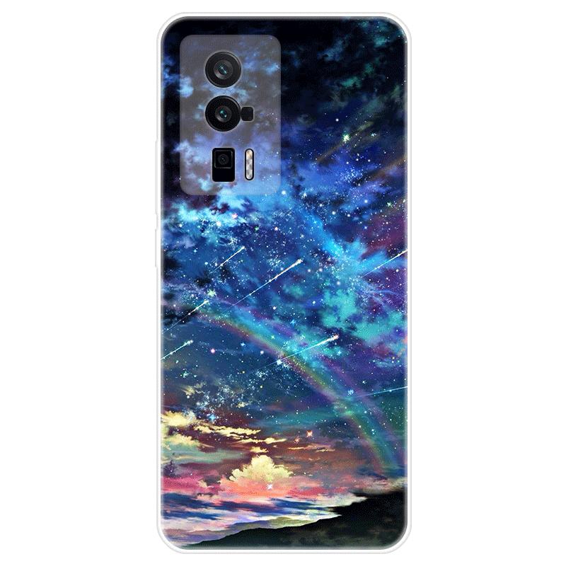 Для Xiaomi Poco F5 F 5 Pro чехол Мягкая силиконовая задняя крышка чехол для телефона с рисунком