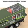 1:18 Scale NOMADISM RV Model Toy Car Music Light Alloy Body Rubber Tires Off-road Motor Home Models Kids Collectible Item
