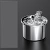 Фонтан для воды для кошек, умный, супер бесшумный, автоматическая циркуляционная фильтрация, фонтан для домашних животных из нержавеющей стали, вилка европейского стандарта