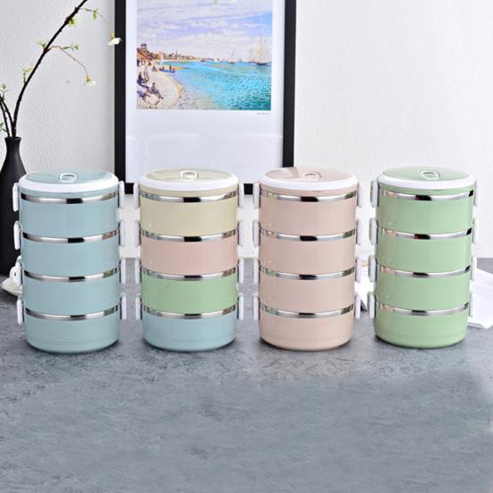 Портативный тепловой ланч-бокс из нержавеющей стали Bento школьный контейнер для еды для пикника