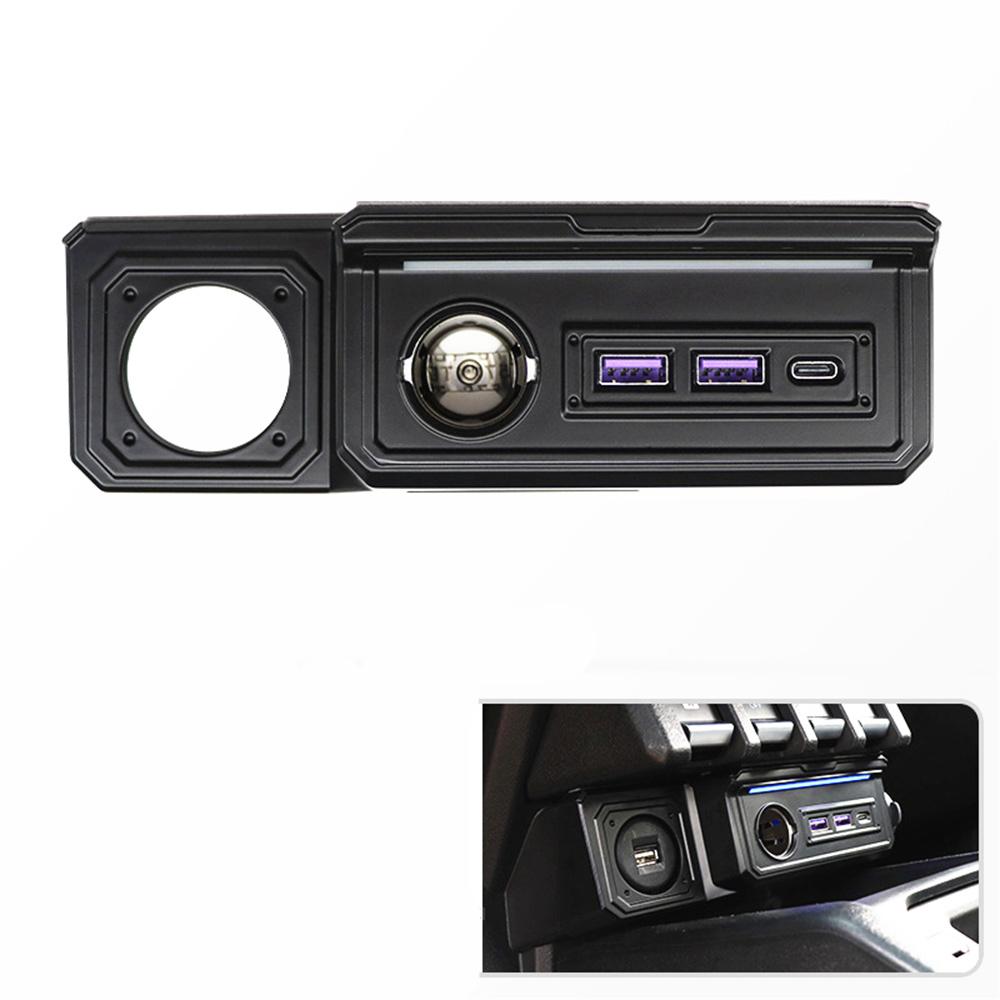 For 19-24 Suzuki Jimny JB64 JB74 Central Control Expand USB Type-C Charging Port