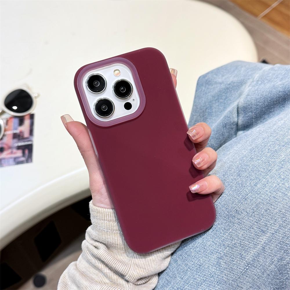 Роскошный Чехол из Жидкого Силикона Конфетного Цвета для iPhone 16 15 14 13 12 Pro Max Puls 11 Мягкий Ударопрочный Бампер Матовое Покрытие