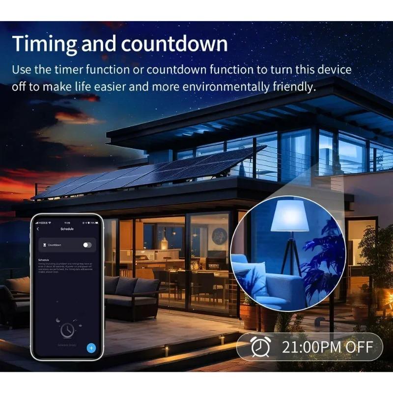 Умная светодиодная лампа Bluetooth 220 В/110 В 10 Вт/9 Вт Лампа Tuya Поддержка приложения Smart Life RF-пульт Групповое управление Спальня Домашний декор