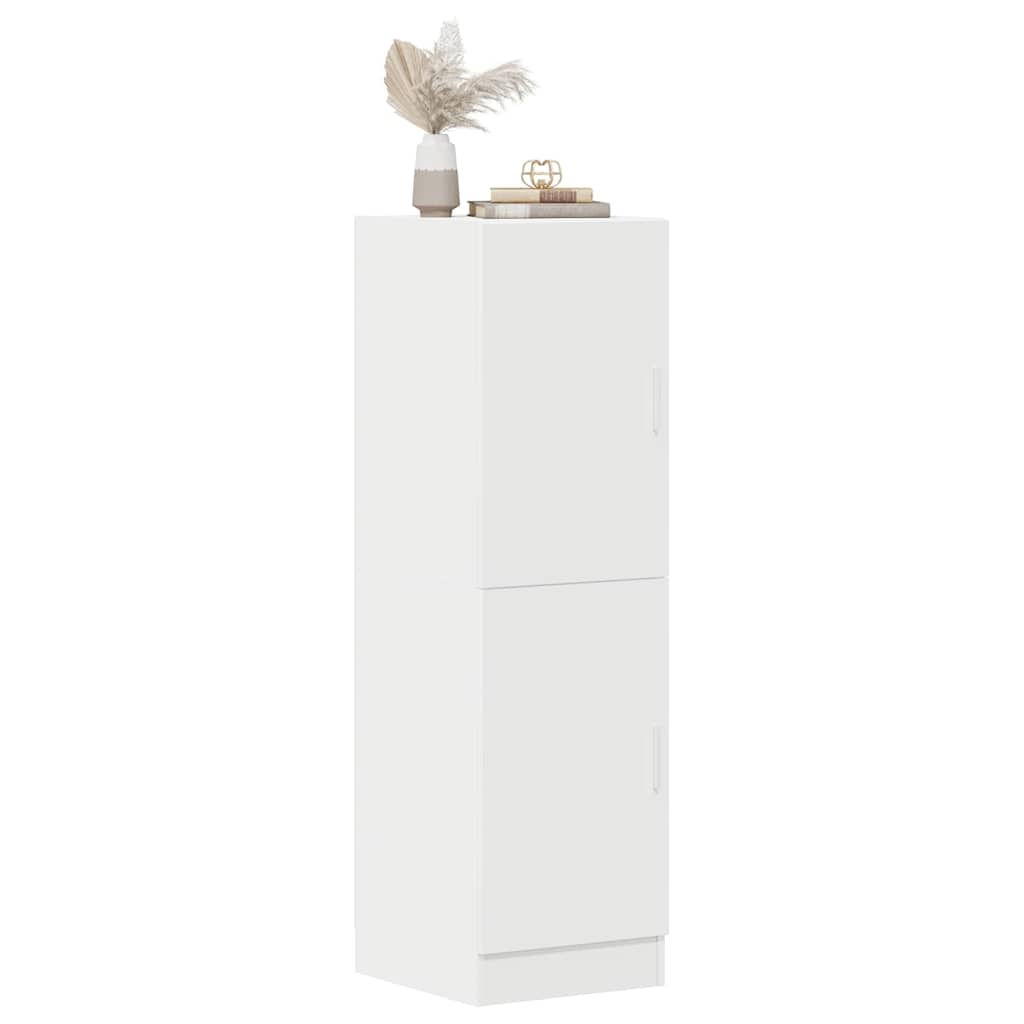 Vidaxl Szafka Kuchenna, Biała 38X41,5X131,5 Cm Materiał Drewnopochodny
