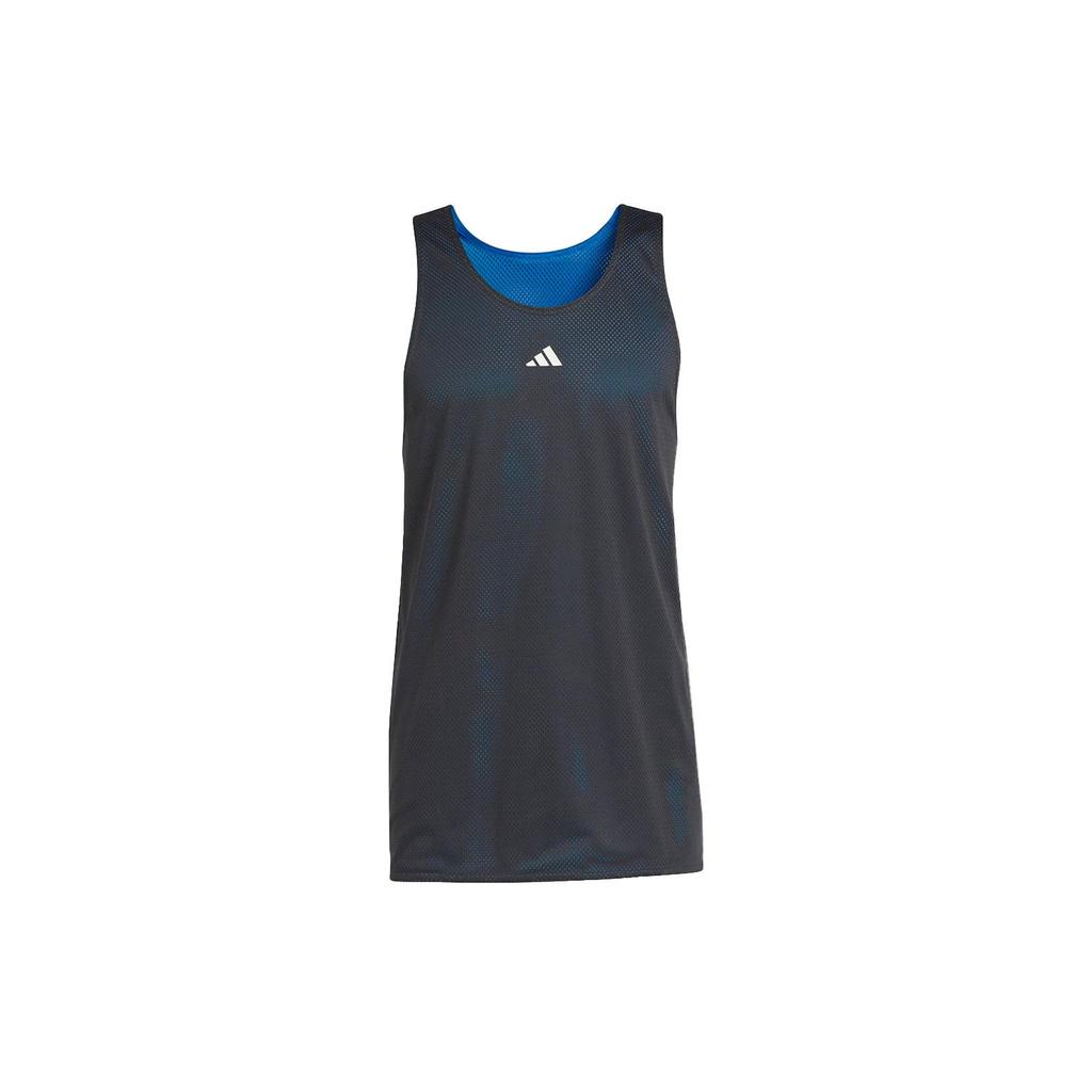 adidas Баскетбольная майка мужская Угольно-черная IM4211