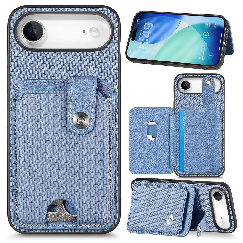 For iPhone Air Case Card Slots Kickstand Phone Back Cover with Card Tool