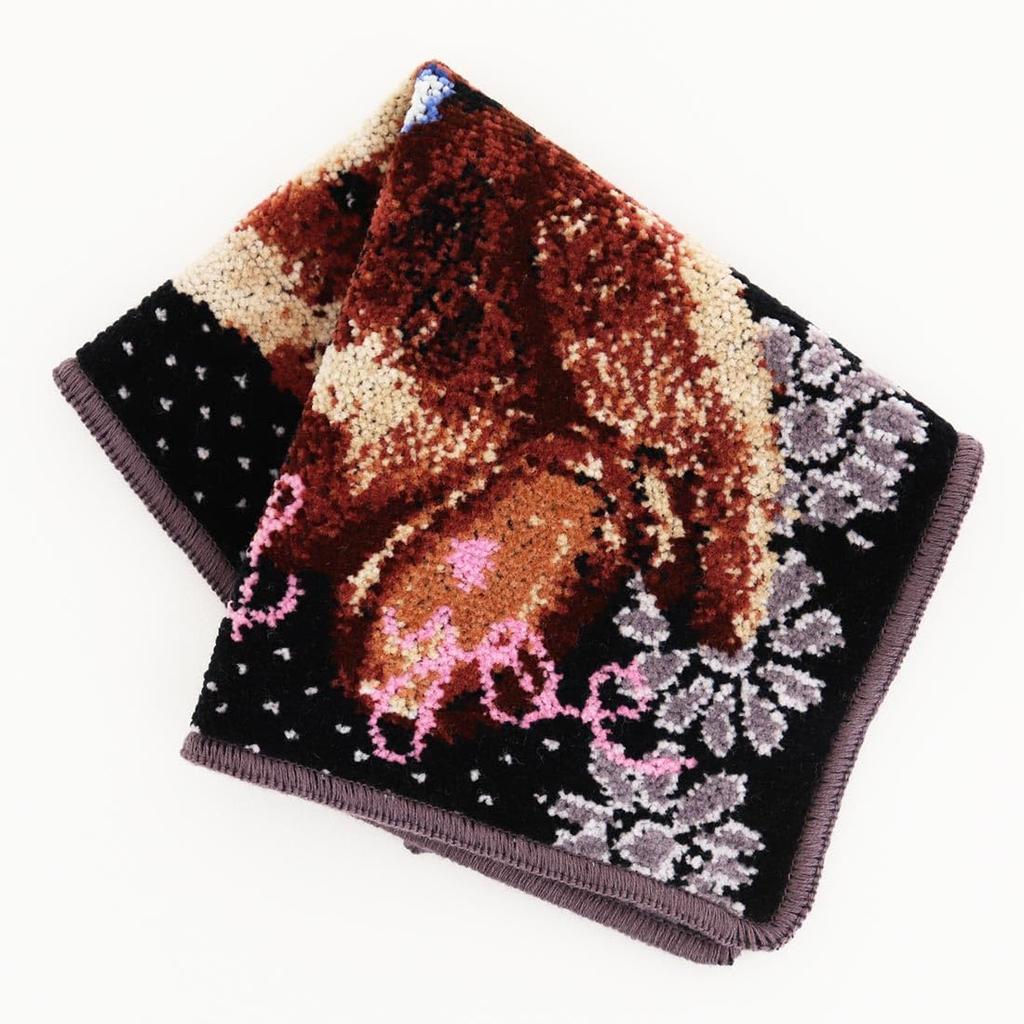 PAUL JOE ACCESSOIRES Носовой платок с плетением из синели Полотенце для рук с плюшевым мишкой 25 см PAUL JOE ACCESSOIRES & (черный) Женщины Приблизительно. & 000469-0002-03