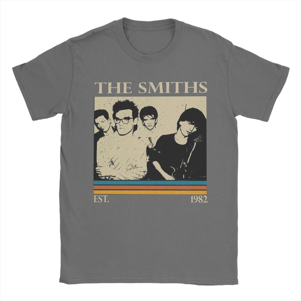 Крутая мужская футболка The Smiths Morrissey с круглым воротником, из чистого хлопка, с коротким рукавом и графическим принтом.
