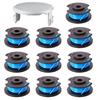 10 Pcs Weed Wacker String Replacement AC14RL3A Trimmer Refill Line Auto-feed Weed Eater String for Ryobi String Trimmer
