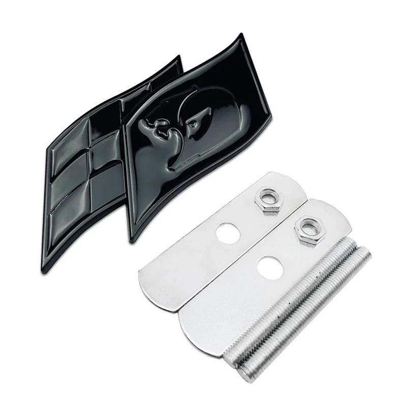 Car Front Grille Emblem Tail Box Metal Bagde Sticker