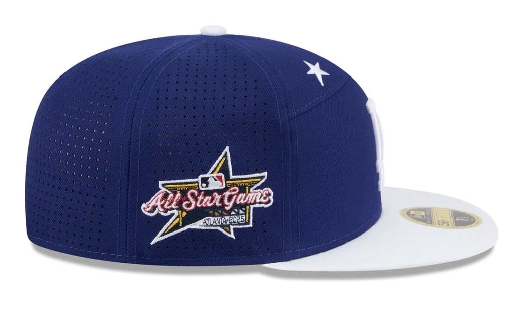 MLB 2025 Game Official Los Angeles Size 7 Limited Edition All-Star Cap, Dodgers, 1/2, [Used]