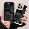 JT521 Подсолнухи ручной работы иллюстрация для iPhone 17 16 15 Pro Max Samsung S26 S25 Ultra A17 A07 A56 A16 A15 A06 Xiaomi 15T Redmi 15c 14C Мягкий чехол