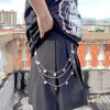 Украшения Панк Кисточка Бабочка Поясная Цепочка Женская Персонализированная Универсальная Цепочка для Брюк Модная Многослойная Цепочка для Тела Украшение для Брюк