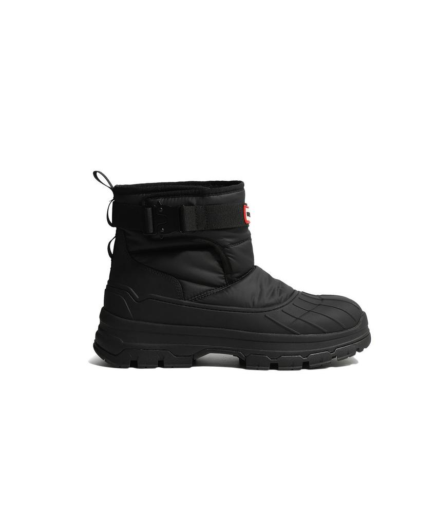 Hunter [Unisex] Intrepid Buckle Short Snow Boots - Black