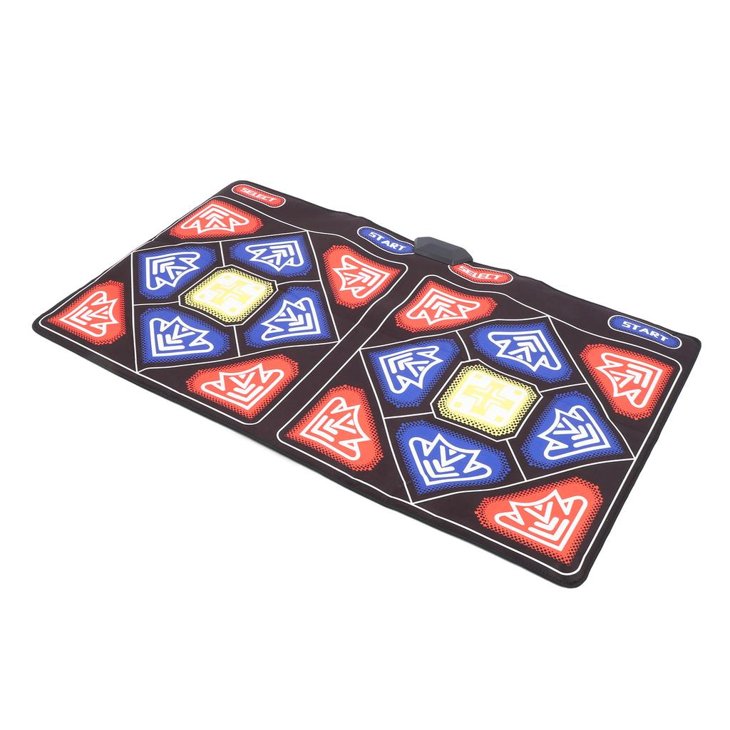 Двойной танцевальный коврик HD мультимедийный интерфейс упражнения фитнес противоскользящий электронный танцевальный коврик для