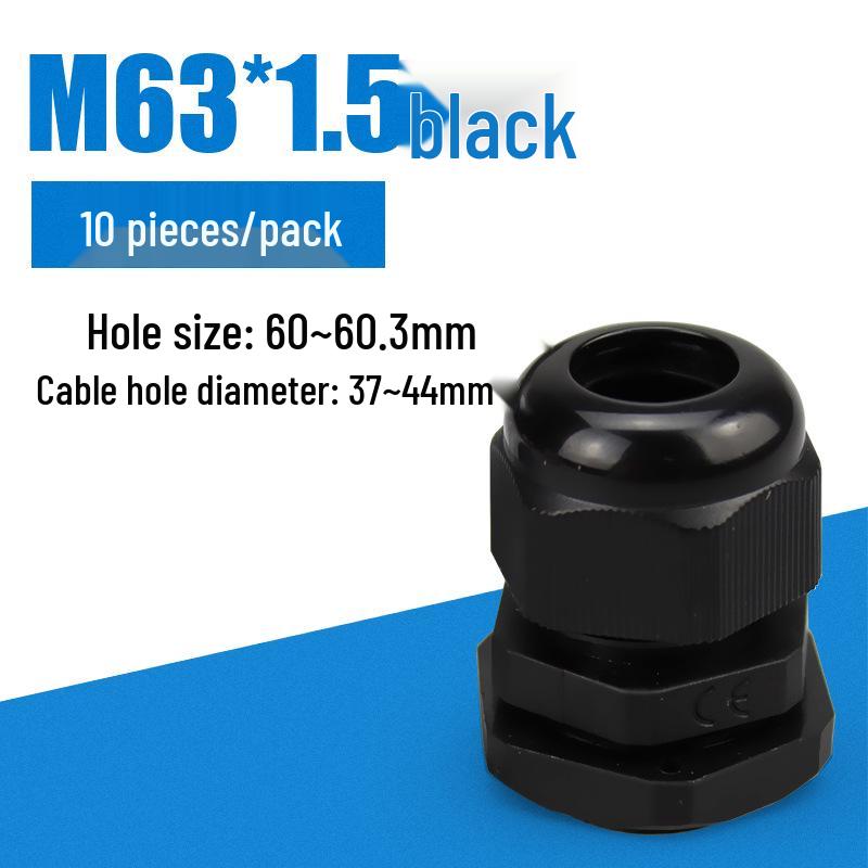 M-Type High-Temperature Resistant Waterproof Plastic Cable Connector with Outer Spiral Gland