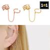 [Merry-Grin] 1+1 Basic Chain Ear Cuff Bracelet One Side