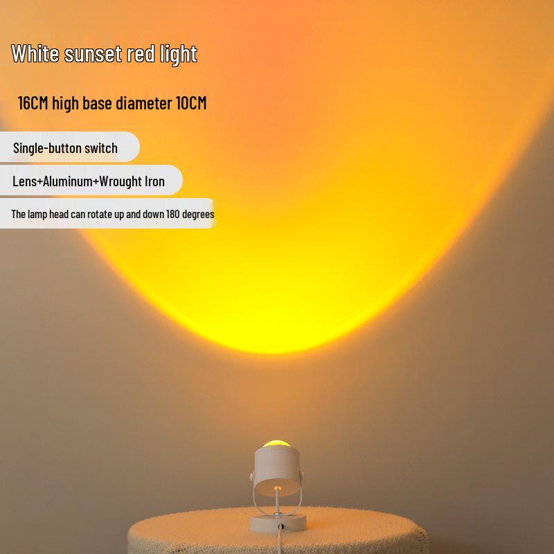 Dual-Head Sunset Ripple Light - Atmosphere & Decor for Bedrooms and Live Rooms