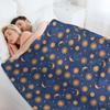 Retro Suns & Moons Throw Blanket anime Summer Beddings Polar Loose Blankets