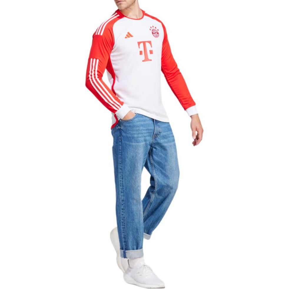 adidas ФК Бавария 23/24 Домашняя футболка с длинным рукавом IB1482