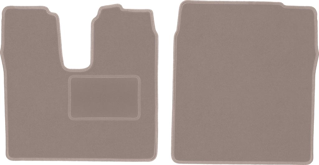 Beige front mats for: MAN TGA truck (2000-2007)