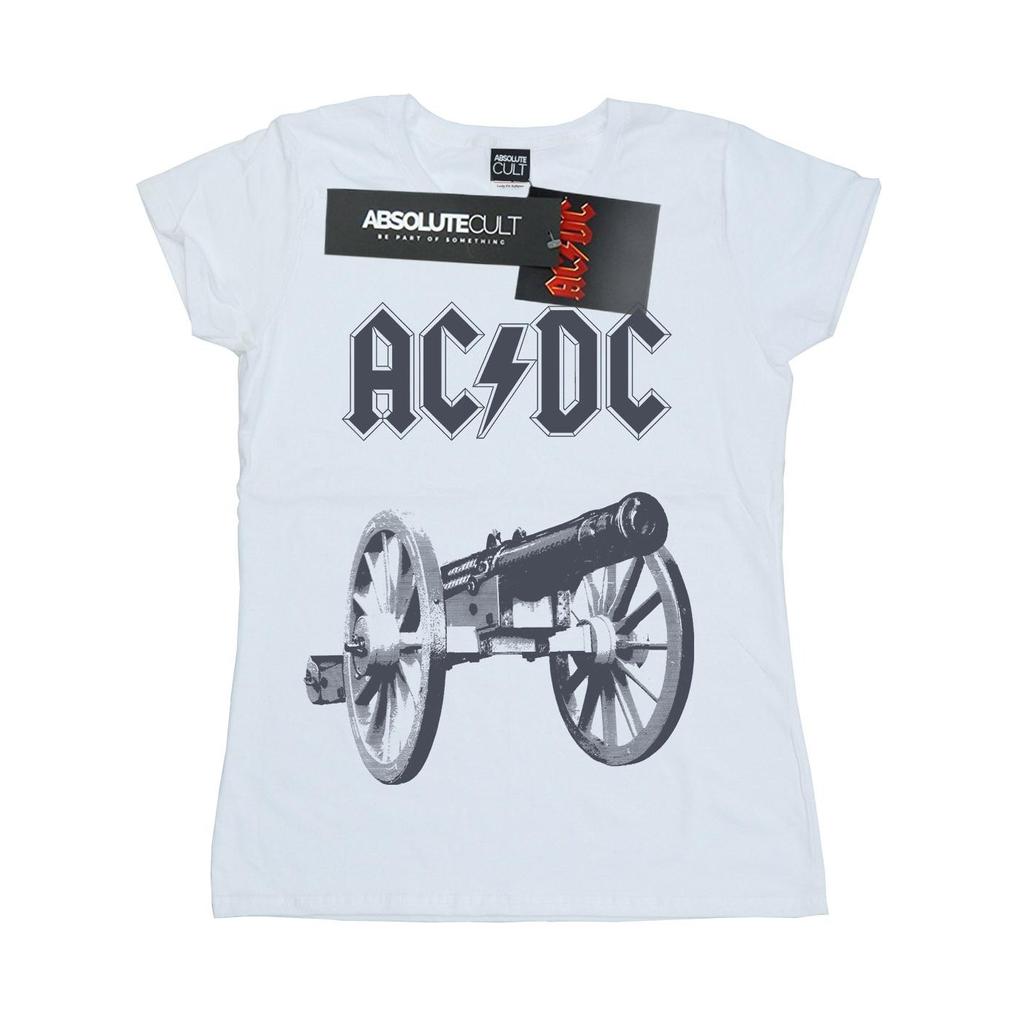 AC/DC Womens/Ladies For Those About To Rock Cotton T-Shirt