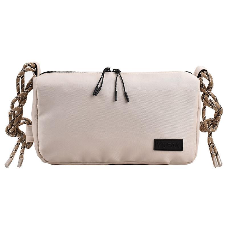 2023 New Cross-border Large Capacity Crossbody Bag Women Casual Korean Style Nylon Pillow Bag College Student Shoulder Bag White Black Green Khaki