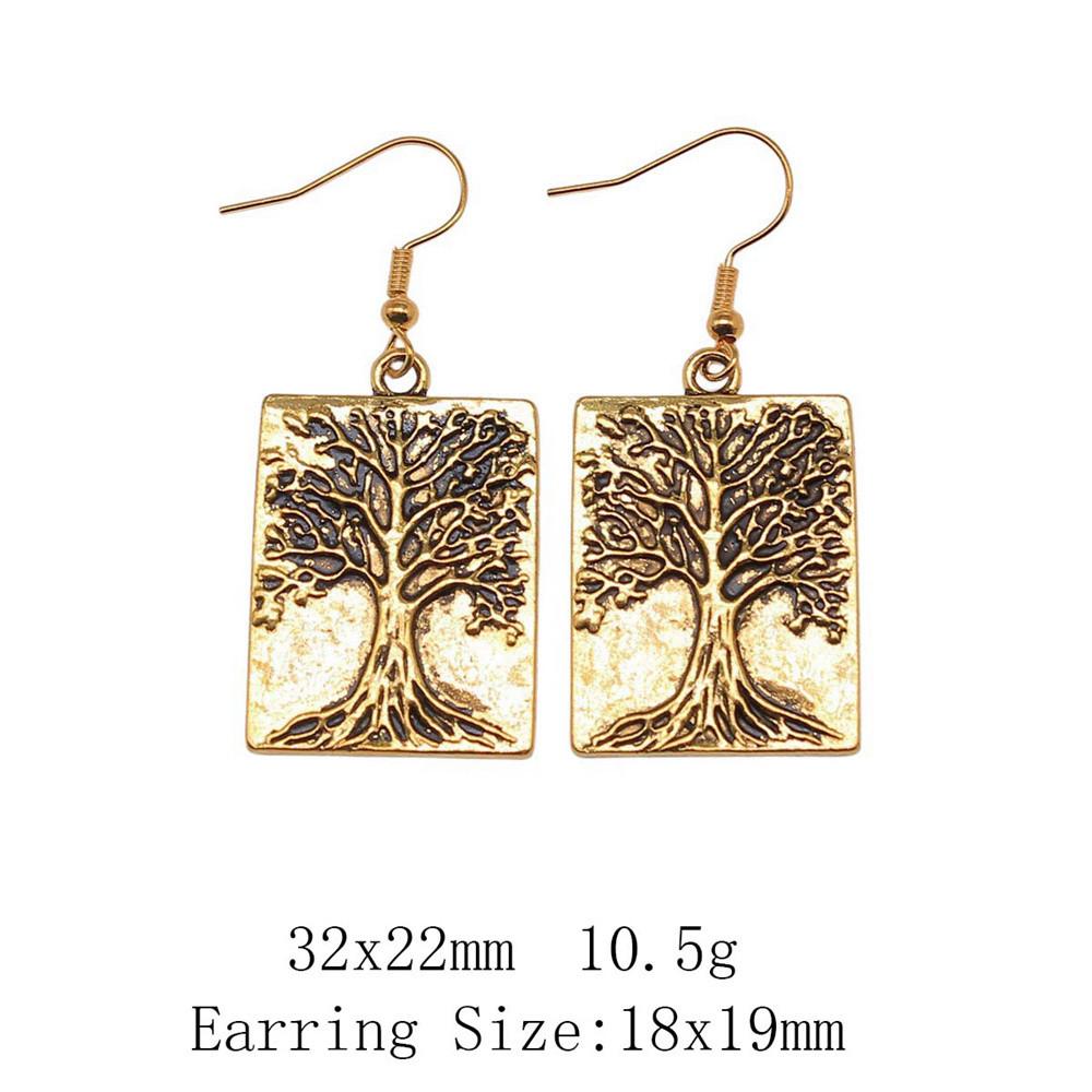 Graduation Kawaii Earrings Plant Tree Of Life Drop & Dangle Earring Art Supplies Long Earrings For Women