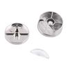 Hesdige Round Zinc Alloy Mirror & Glass Fixing Clips (4-pack)