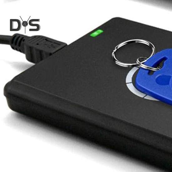 Копировальный аппарат для смарт-карт контроля доступа с USB-подключением, простой в использовании дубликатор карт 250 кГц/125 кГц, зашифрованный декодер карт