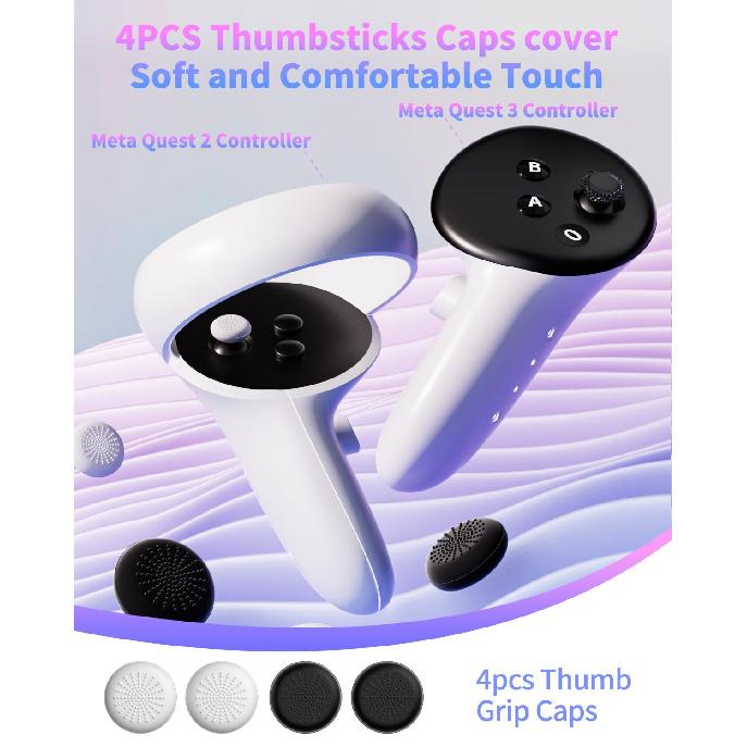 Ремонтный комплект для контроллера Meta Quest 2 / для контроллера Oculus Quest 2(9 в одном),Аксессуары для ремонта контроллера Oculus Quest 2, Включает