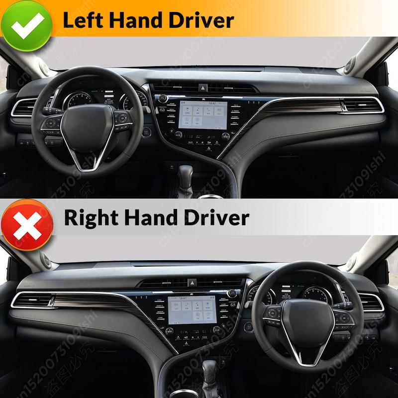 Чехол на приборную панель автомобиля для Toyota Camry 70 XV70 2018 Коврик на панель Солнцезащитный коврик Защита от УФ лучей Коврики Автоаксессуары