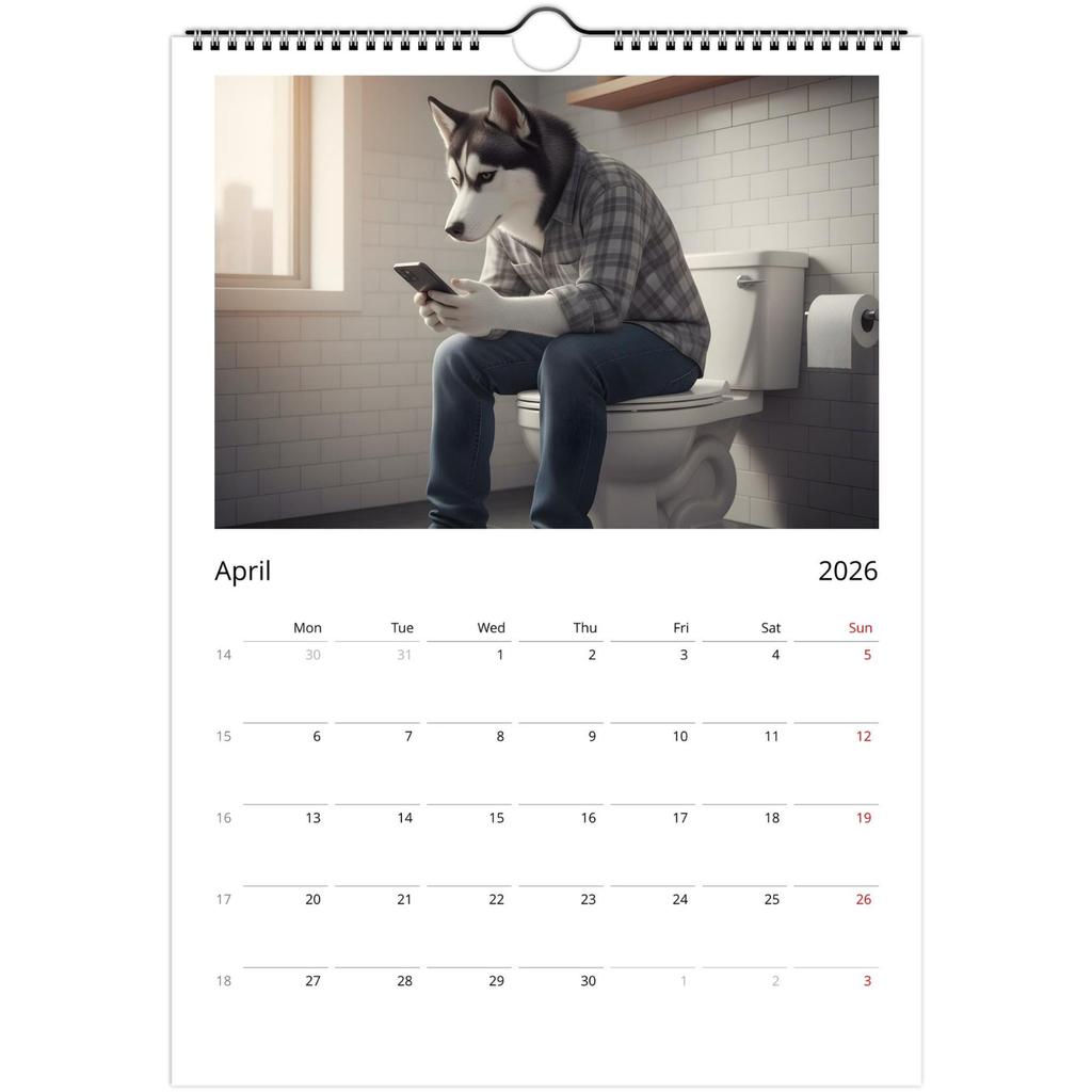 2026 Wall Calendar, Fun Themed Calendar, Fun Chat Gift, Perfect Choice For Home Use.