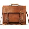 Сумка мужская из козьей кожи внутри ноутбука мессенджер винтажная натуральная на плечо