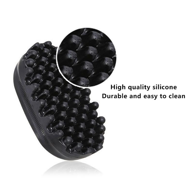 2/3/4/5/6Pcs Professional Curly Hair Sponge Twist Brush Magic Afro Comb Rat Tail Comb Durable Rubber Fork Comb Curly Hair Stylin