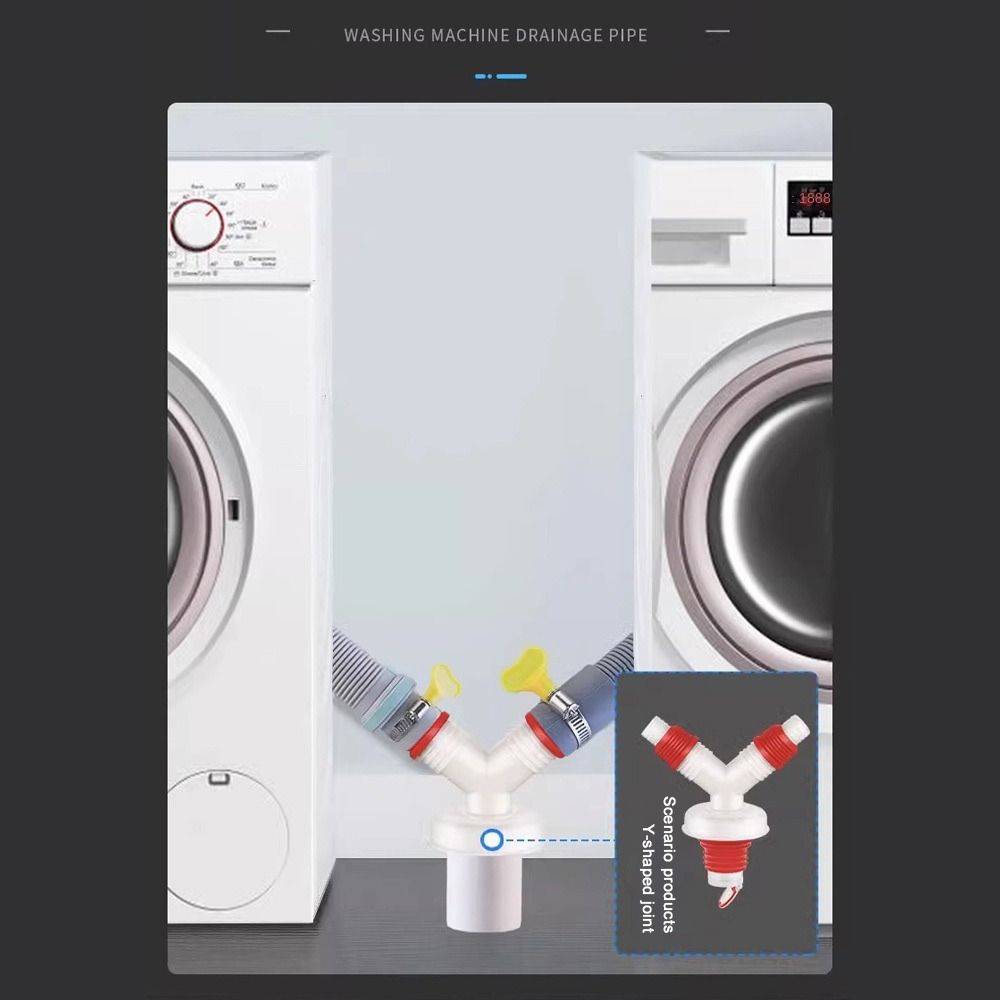 Multifunctional Sink Drain Pipe Adapter  Washing Machine Drainage Supplies