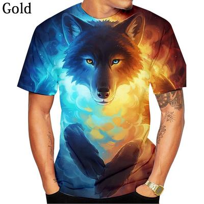 Мужская повседневная футболка с короткими рукавами, напечатанная на 3D-принте, с изображением забавных животных, мужские футболки VINTAGE Sport